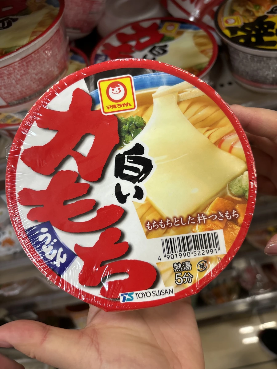 東洋水產 マルちゃん 白い力もちうどん (白色力餅烏龍麵)