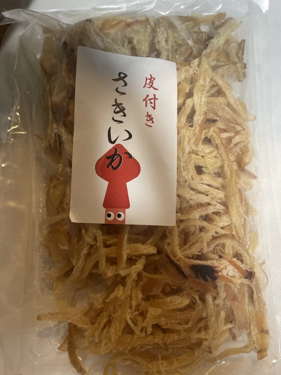 三輝 皮附手撕魷魚絲 (皮付きさきいか)