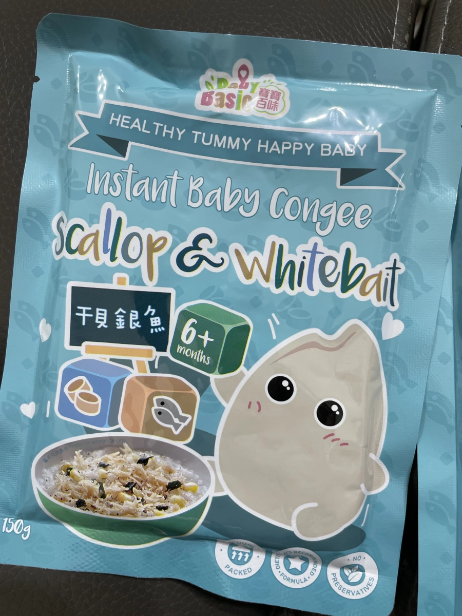 寶寶百味即食米米粥（干貝銀魚口味）