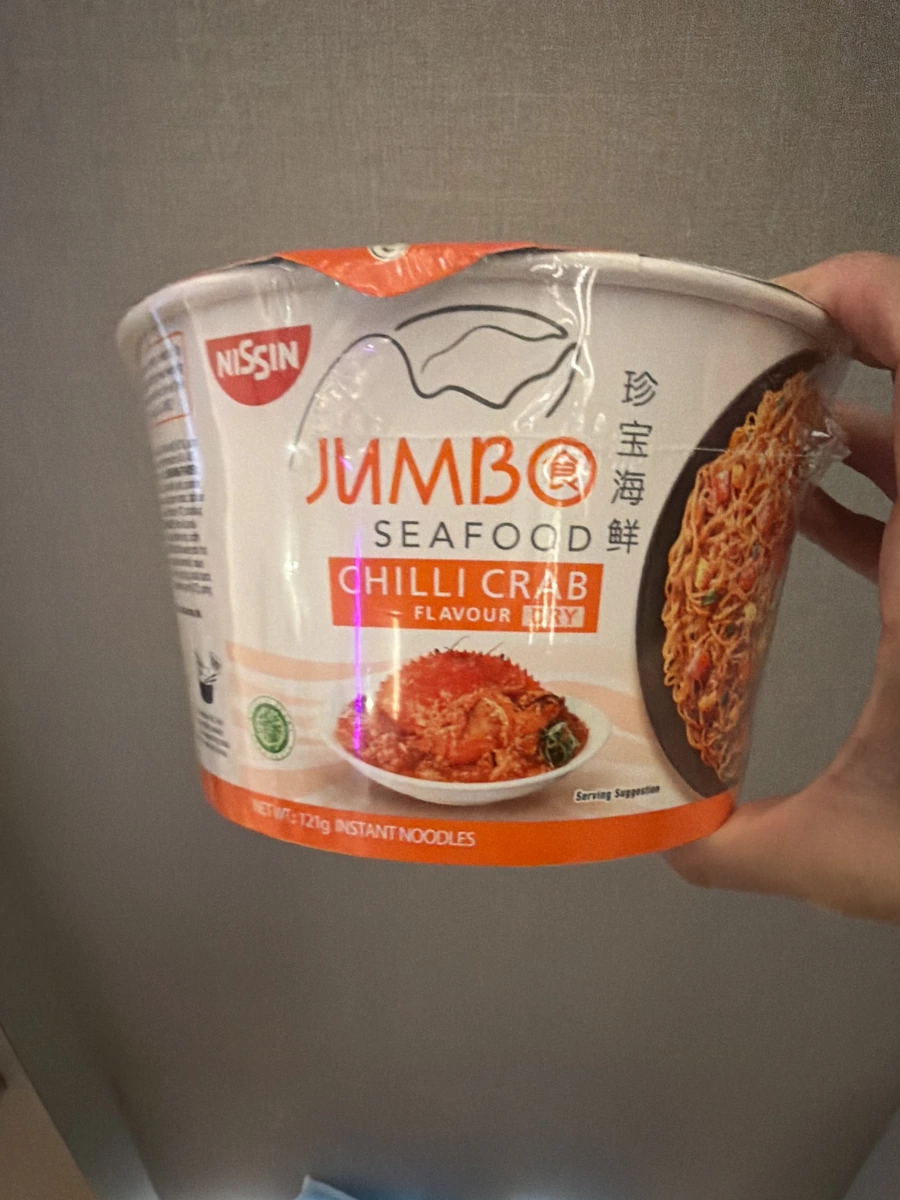 日清珍寶海鮮辣椒螃蟹風味乾拌麵