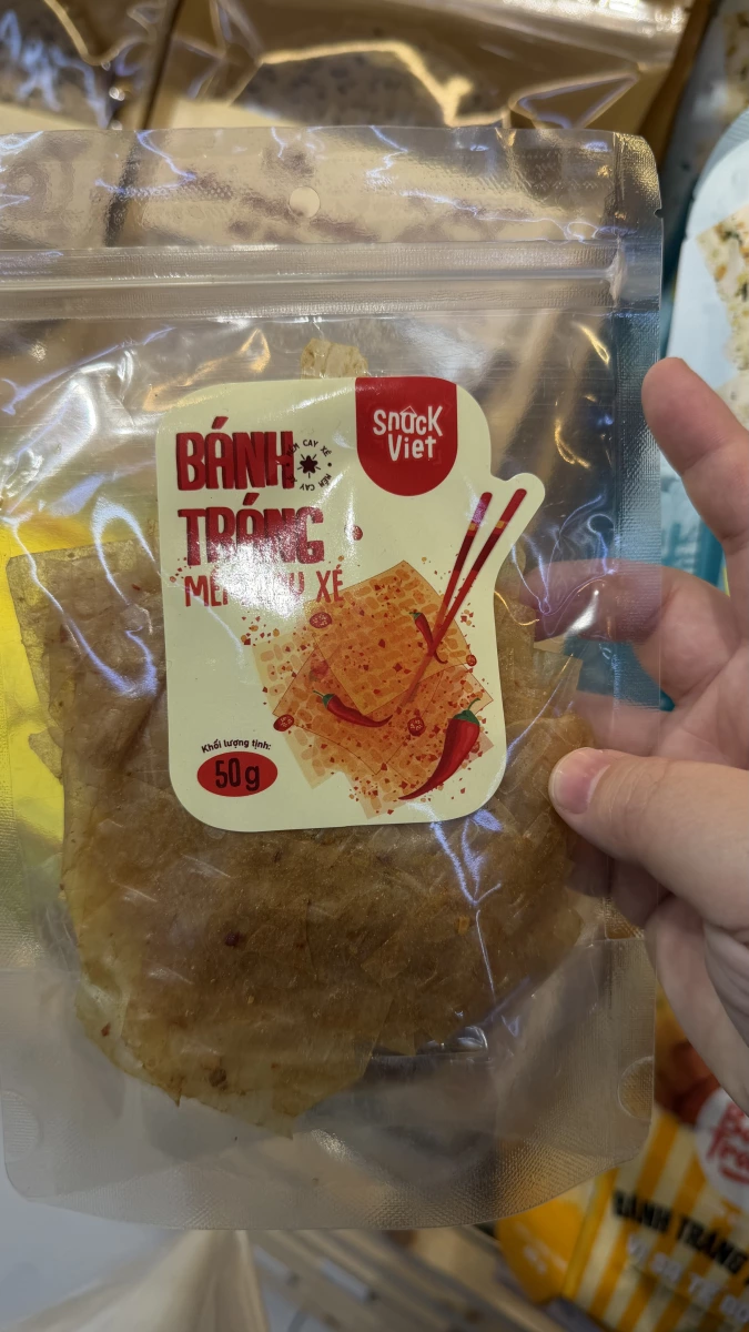 Snack Viet 越南辣味手撕軟皮香辣紙 (Bánh Tráng Mềm Cay Xé)