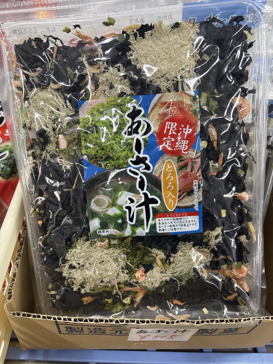 沖繩限定あおさ汁（含昆布絲乾燥海菜湯料包）