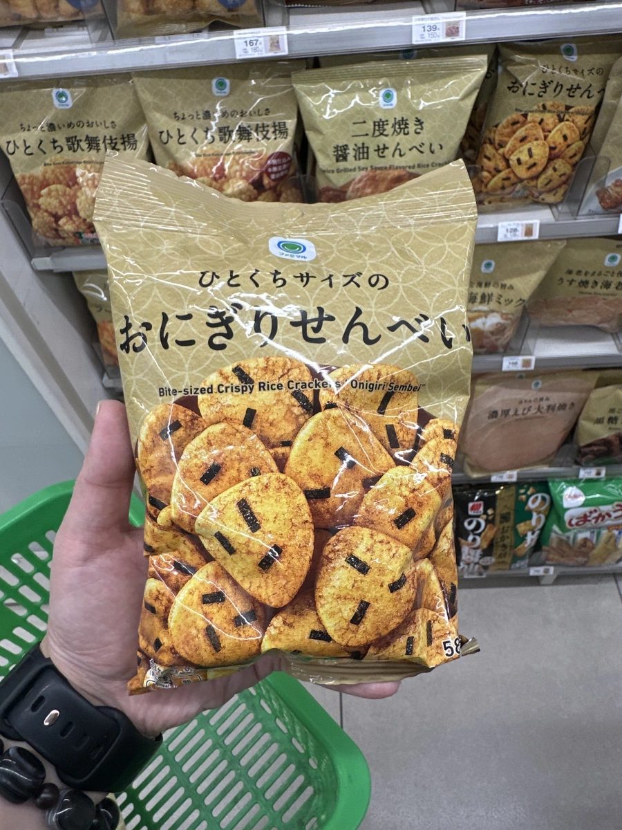 一口大小飯糰仙貝