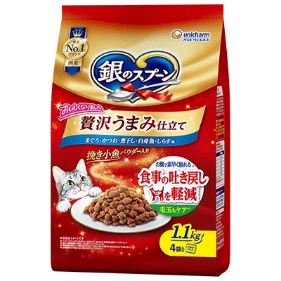 Unicharm 銀之匙 貓咪乾糧（贅沢うまみ仕立て）