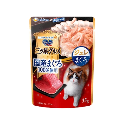 Unicharm 銀之匙 三星美食 100%國產鮪魚貓咪副食軟包