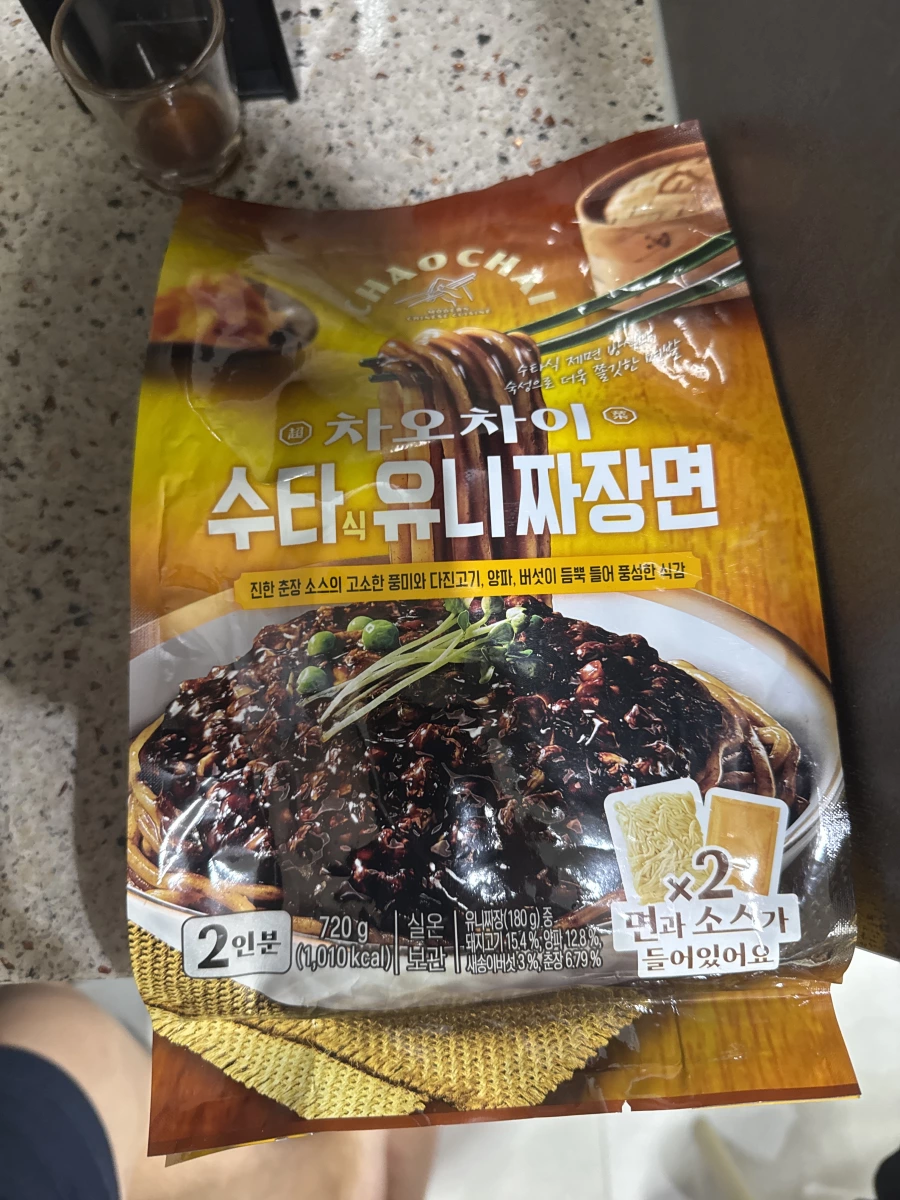 Sempio Chao Chai 手打式肉末炸醬麵 (샘표 차오차이 수타식 유니짜장면)