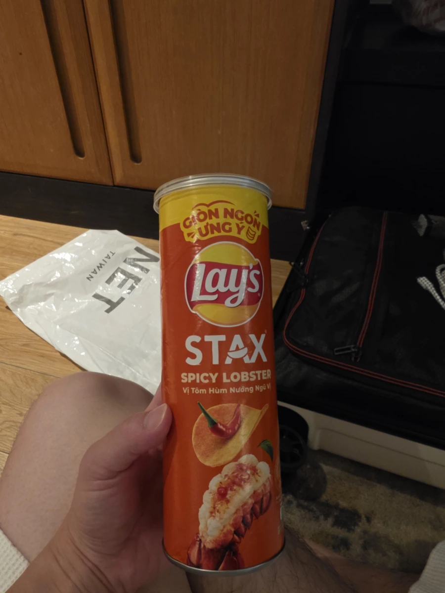 樂事 Lay's Stax 洋芋片（香辣龍蝦風味）