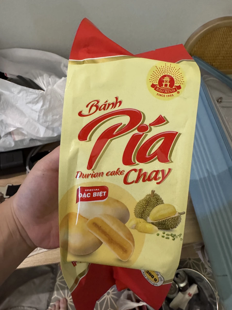 Bảo Minh 素食榴槤餅 (Bánh Pía Chay)