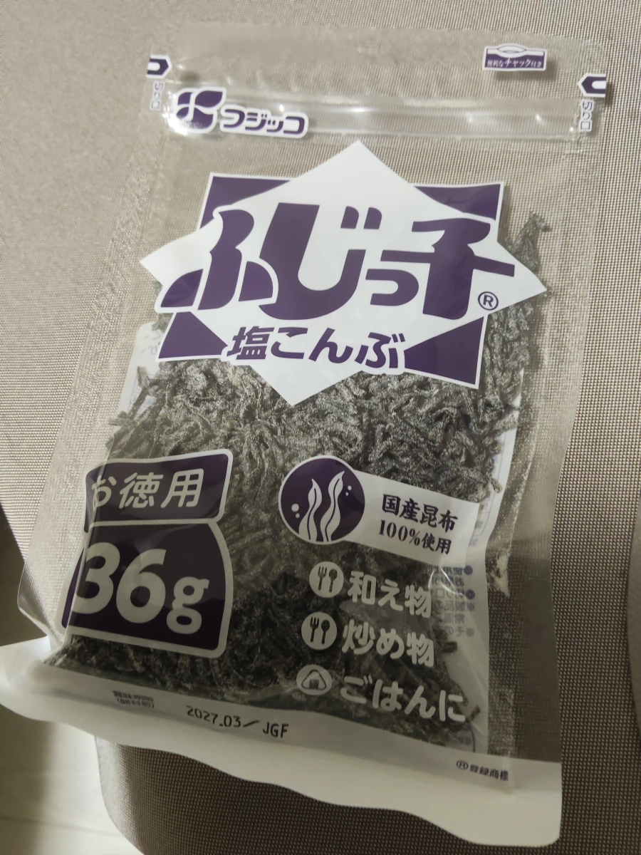 Fujicco 鹽昆布（ふじっ子 塩こんぶ）