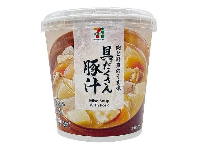 7-Eleven Premium 具だくさん豚汁杯裝味噌湯