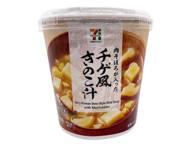 7-PREMIUM 肉末韓式泡菜風菇類湯 (チゲ風きのこ汁)