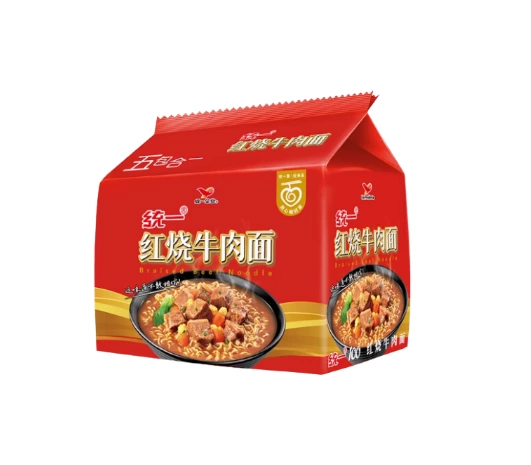 統一紅燒牛肉麵（五合一袋裝）