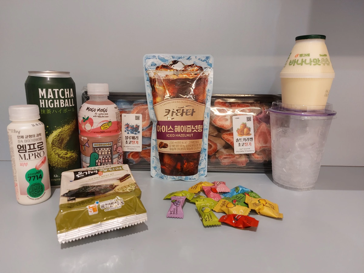 Binggrae 香蕉牛奶、MATCHA HIGHBALL 抹茶調酒等