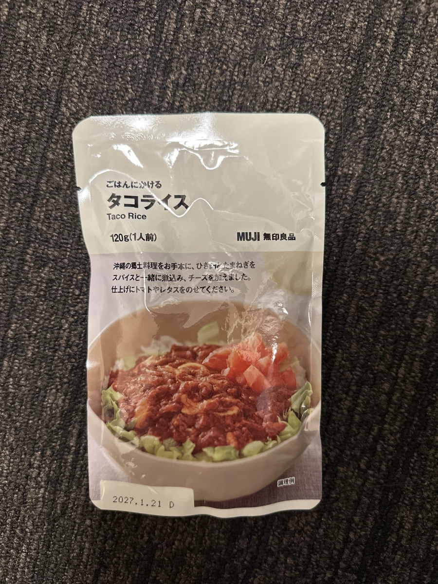 無印良品塔可飯淋醬調理包