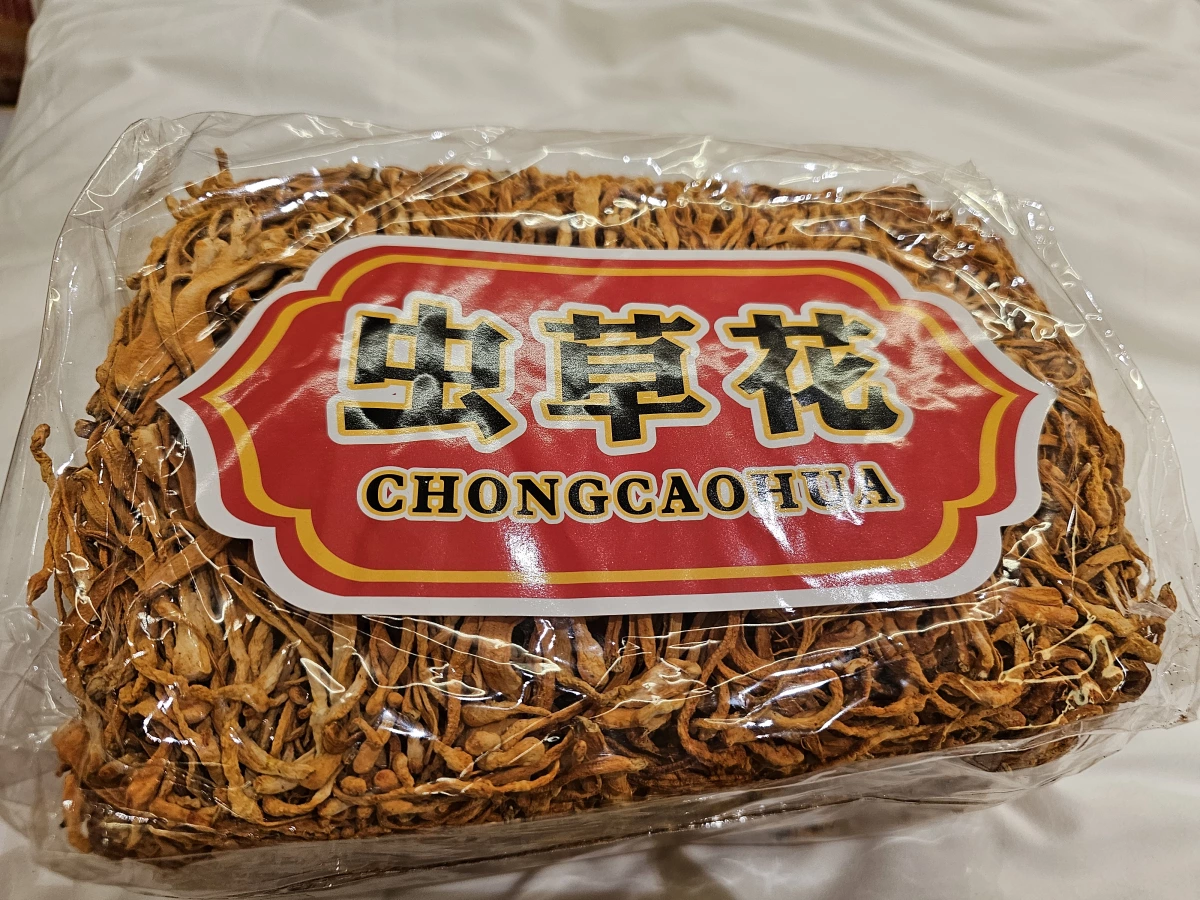 乾燥蟲草花