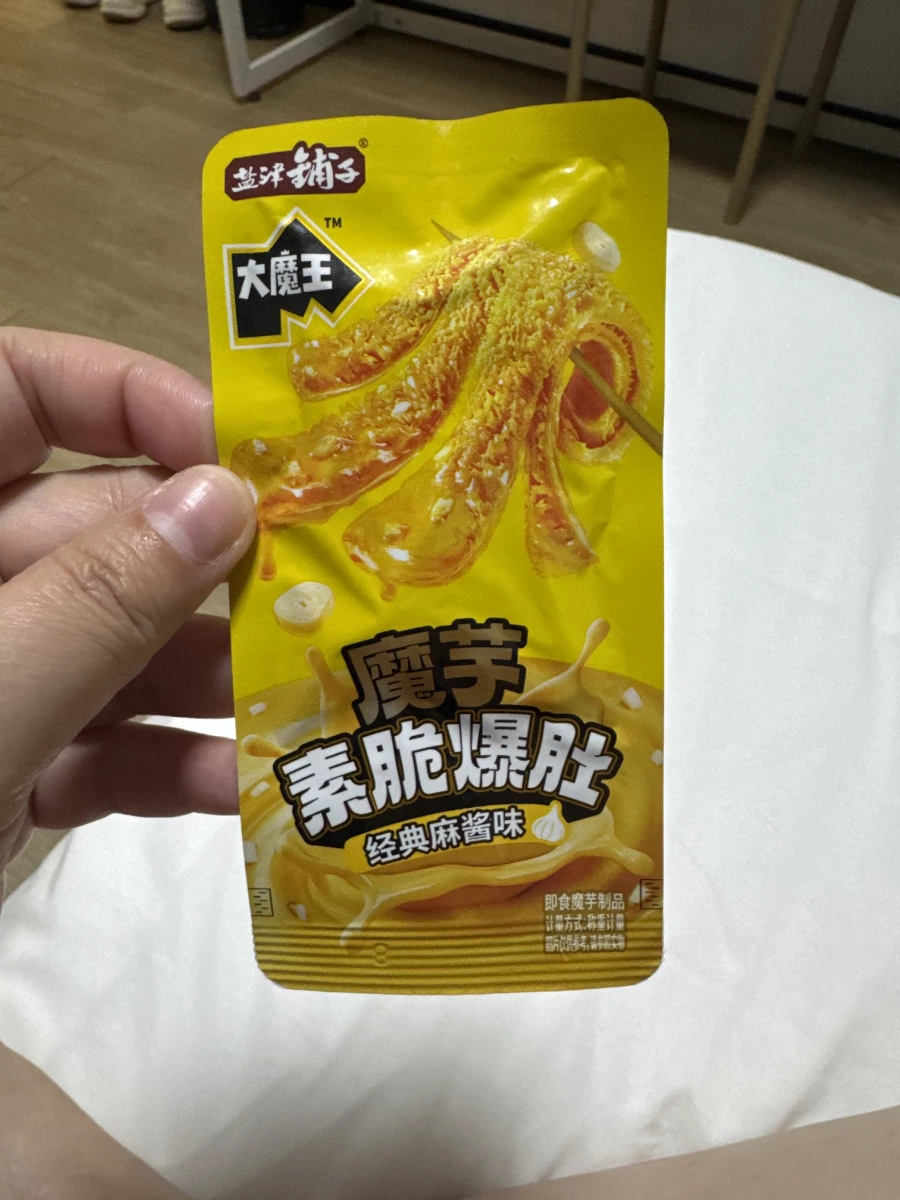 鹽津鋪子大魔王魔芋素脆爆肚（經典麻醬味）