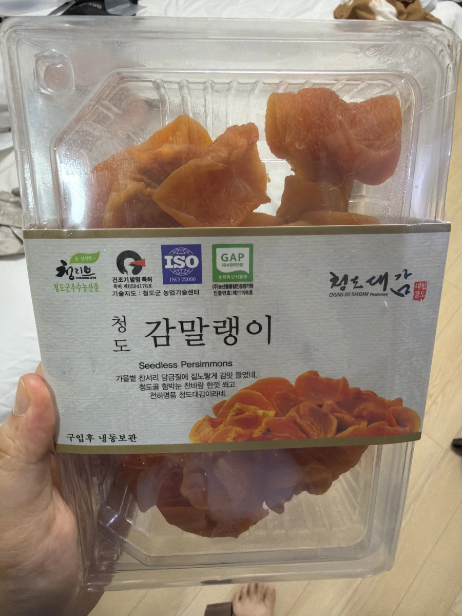 清道無籽柿餅切塊（감말랭이）