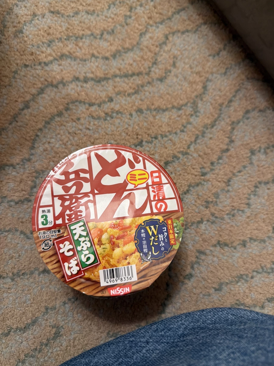 日清兵衛天婦羅蕎麥麵（東日本限定迷你版）