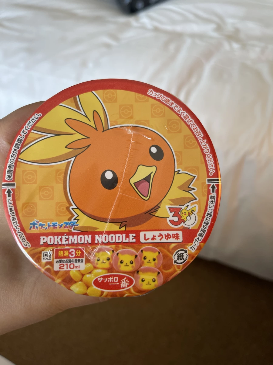 皮卡丘泡麵醬油風味（札幌一番）