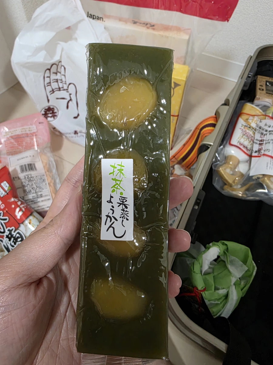 抹茶栗子羊羹