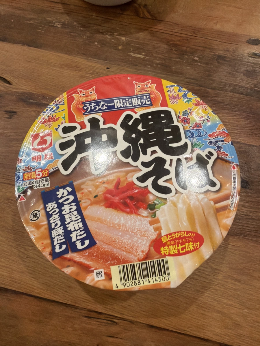 明星食品 沖繩蕎麥麵泡麵（碗裝）