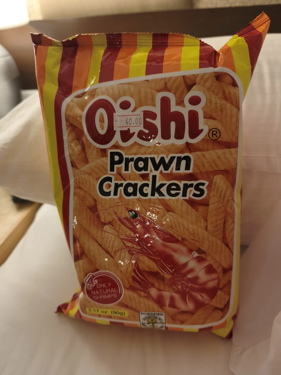 Oishi 蝦條 (Oishi Prawn Crackers)
