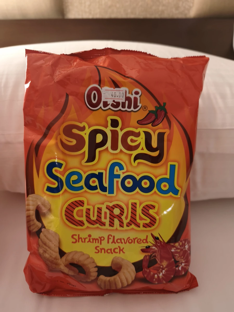 Oishi 辣味海鮮脆捲（蝦味點心）