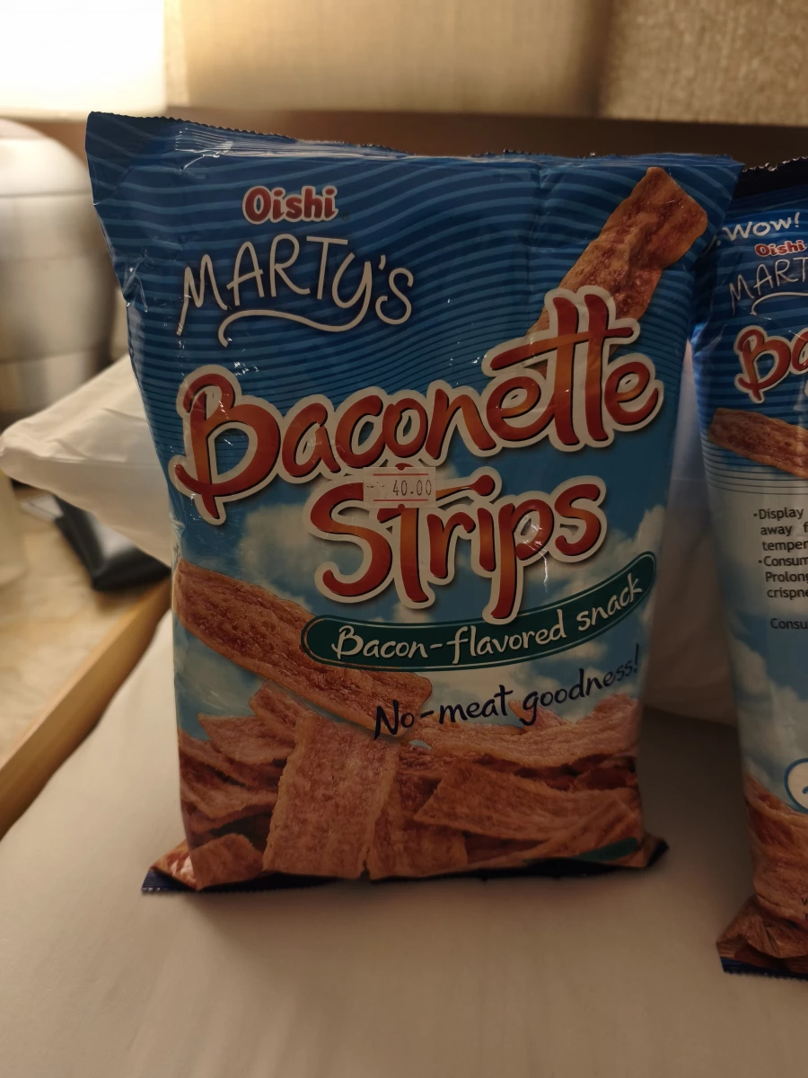 Oishi Marty's Baconette Strips 培根風味脆片