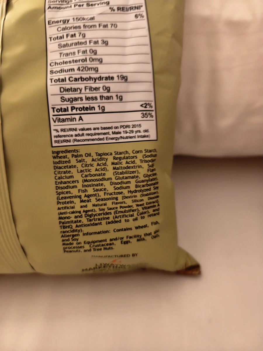 Oishi 經典鹽醋風味波浪脆片 (Oishi Ribbed Cracklings Old Fashioned Salt & Vinegar)