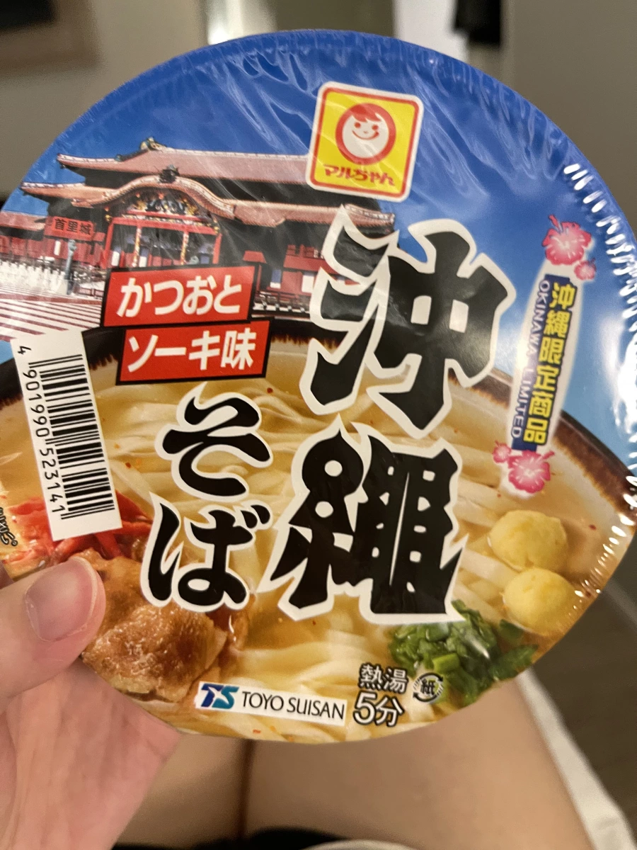 東洋水產 マルちゃん 沖繩限定 沖繩蕎麥麵（柴魚與排骨風味）