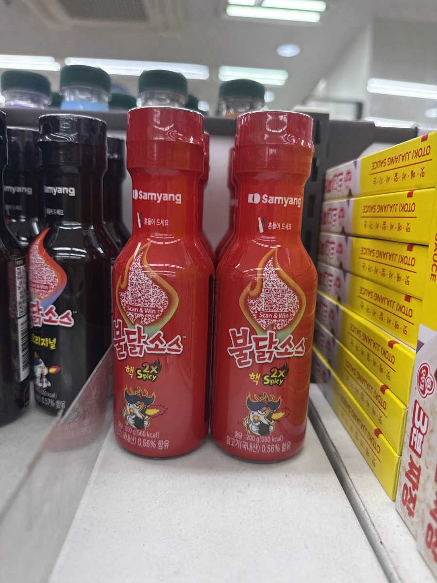 Samyang 雙倍辣辣雞醬、Samyang 原味辣雞醬等