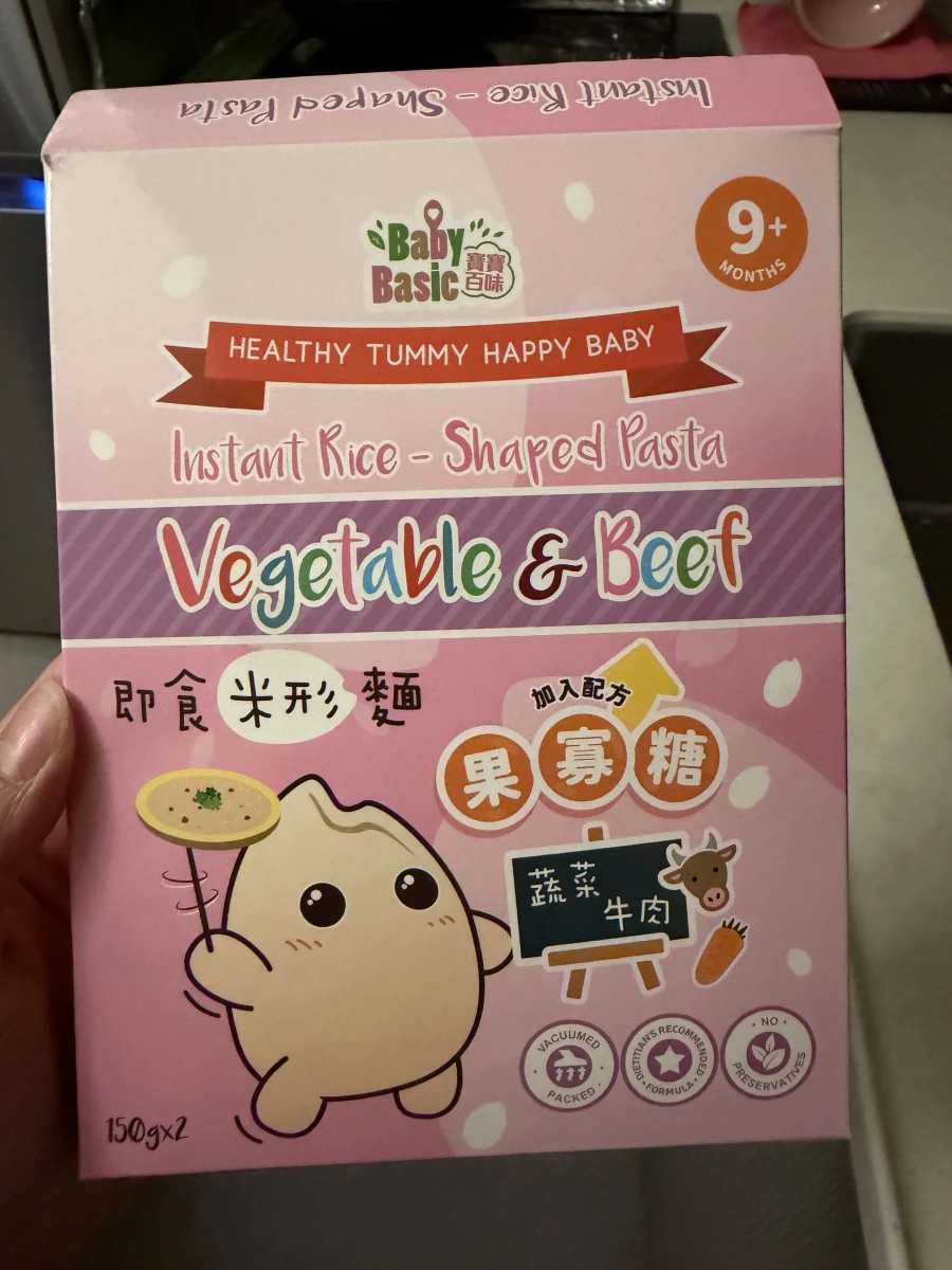 Baby Basic 寶寶百味 即食米形麵（蔬菜牛肉）