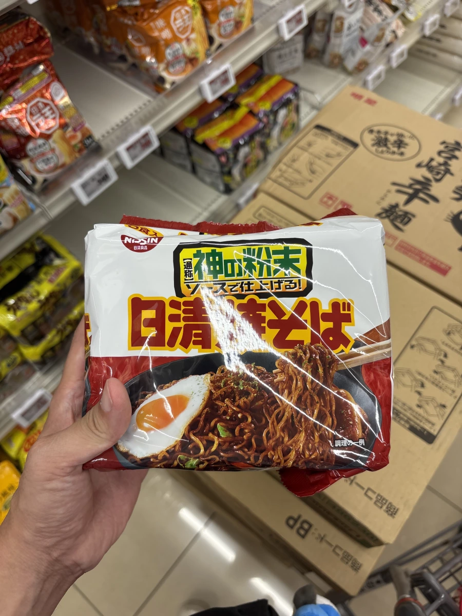 日清炒麵袋裝麵