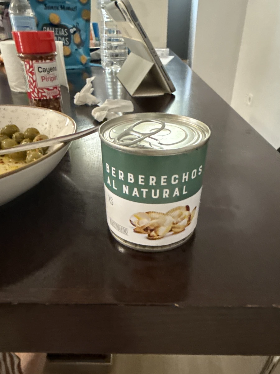 Hacendado 原汁鳥尾蛤罐頭 (Berberechos al Natural)