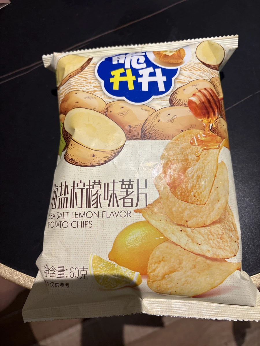 脆升升海鹽檸檬味薯片
