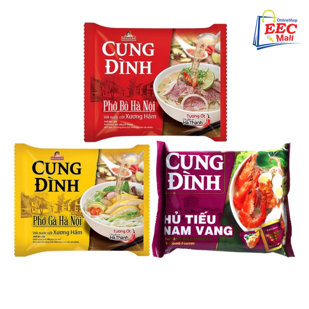 Cung Đình Phở Bò Hà Nội (河內牛肉河粉)、Cung Đình Phở Gà Hà Nội (河內雞肉河粉)等