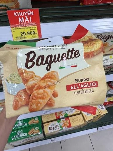 Baguette BURRO ALL'AGLIO 奶油大蒜麵包