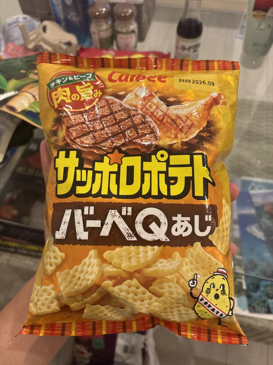 Calbee 札幌馬鈴薯餅 BBQ口味