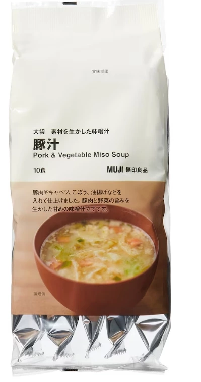 MUJI 無印良品 豚汁 (豬肉蔬菜味噌湯)