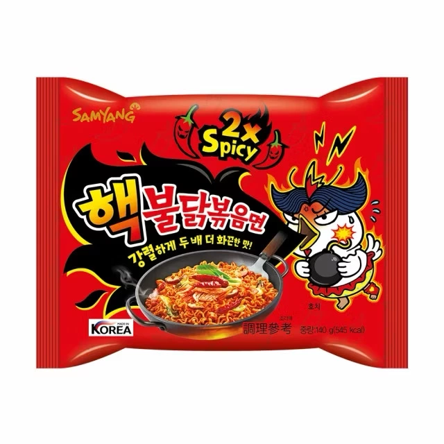 三養雙倍辣火辣雞肉炒麵