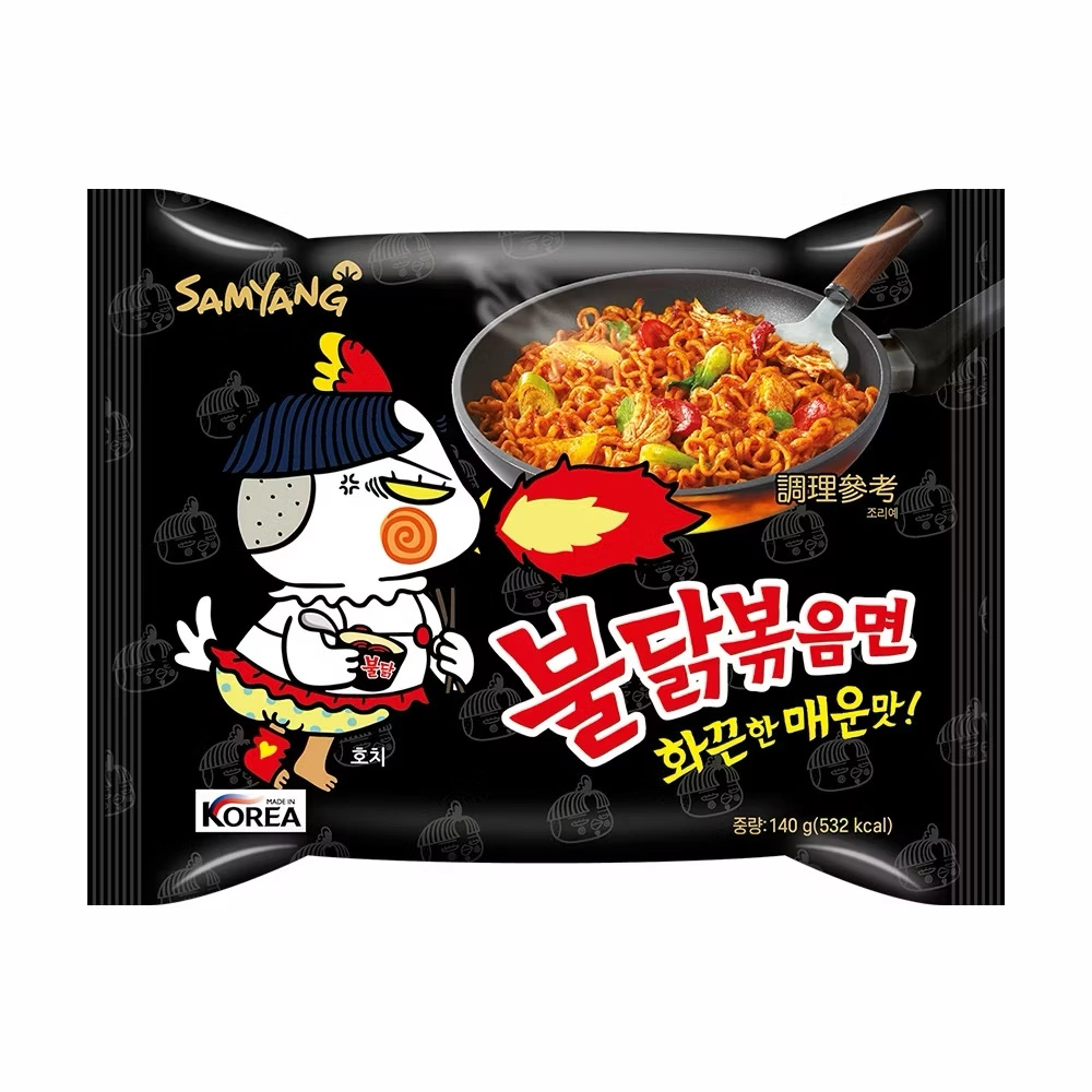 三養火辣雞肉風味鐵板炒麵（原味）