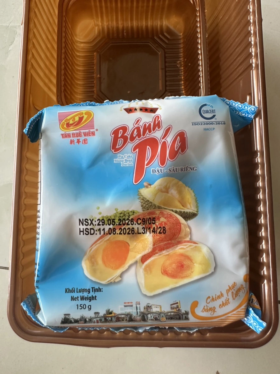 新華園越南榴槤綠豆餅 (Bánh Pía)