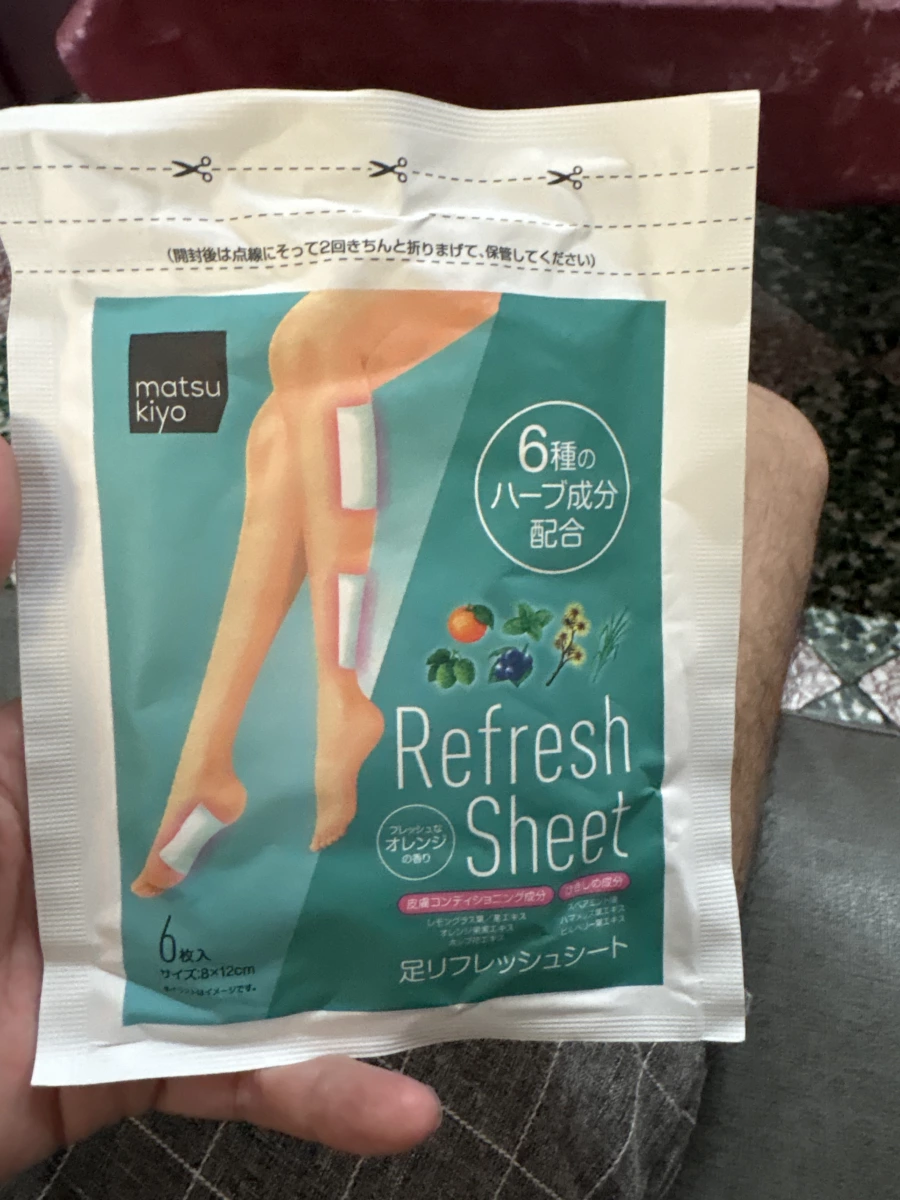 matsukiyo 足部舒緩貼片 (Refresh Sheet)