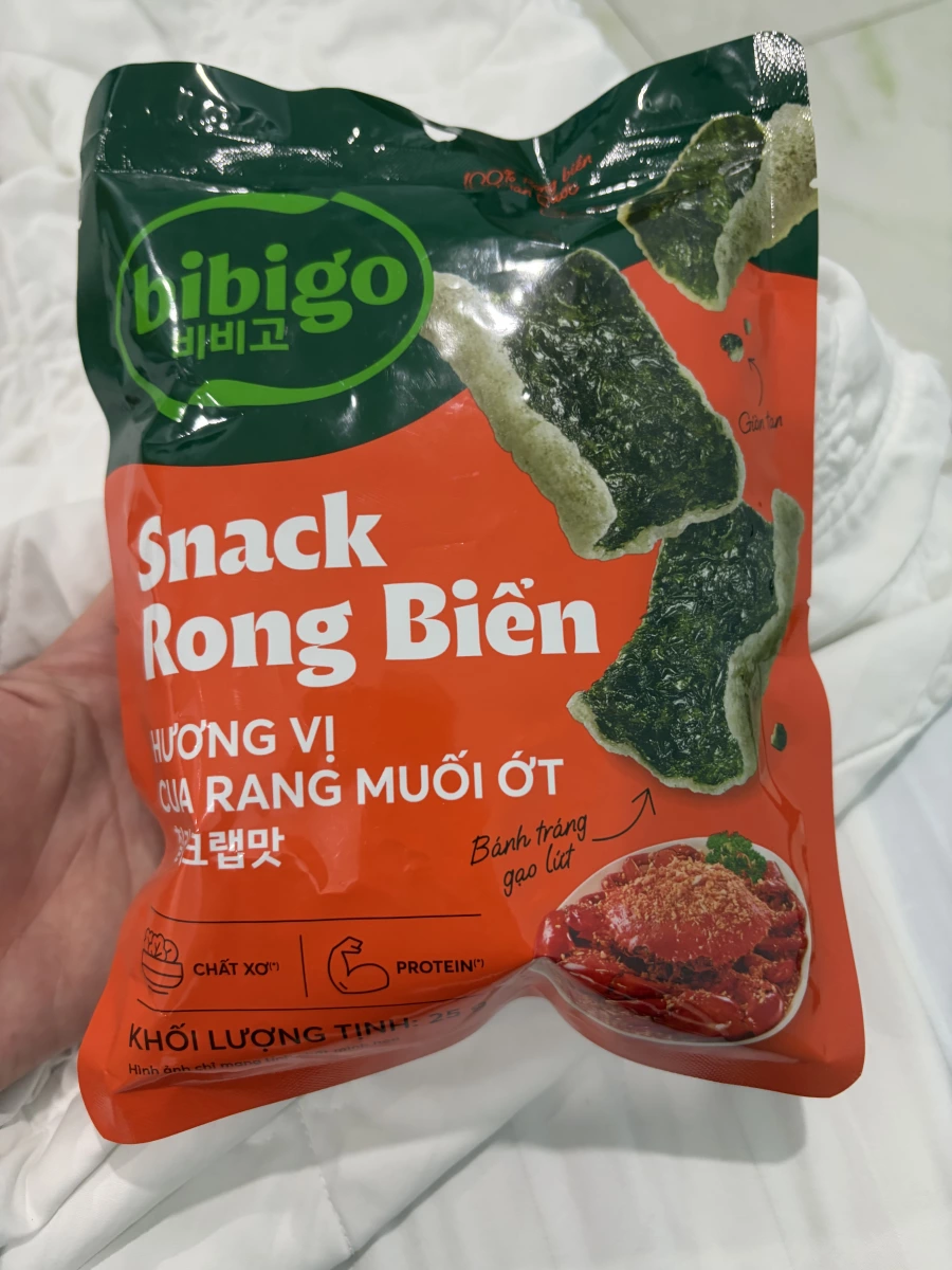 bibigo 海苔米紙脆片（辣椒鹽炒蟹風味）
