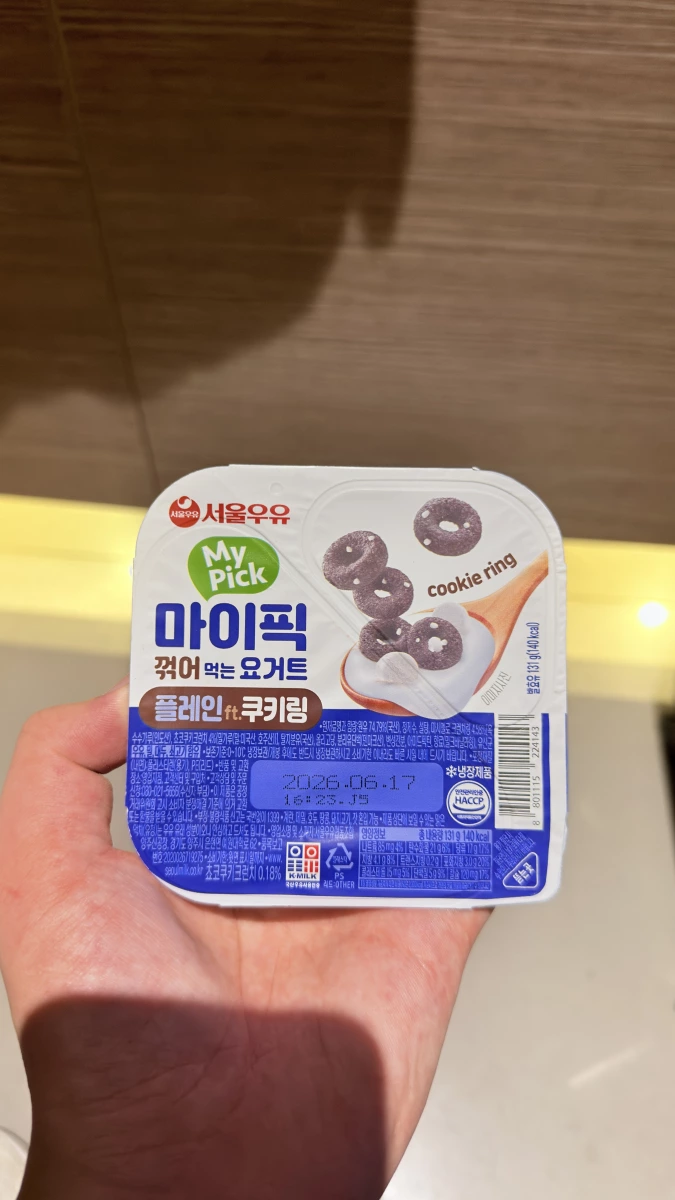 首爾乳業 Seoul Milk My Pick 餅乾優格