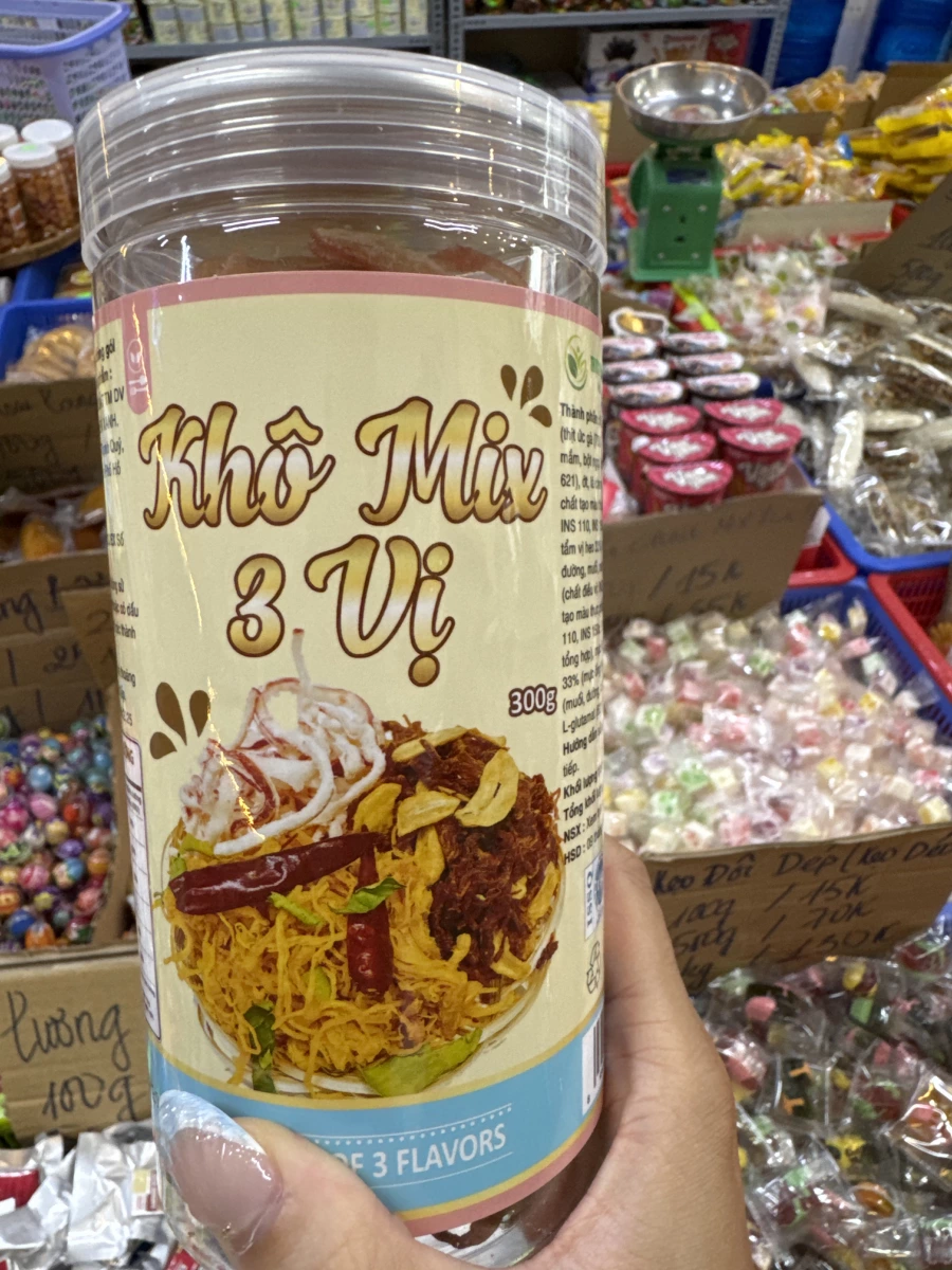 越南三味綜合肉乾 (Khô Mix 3 Vị)
