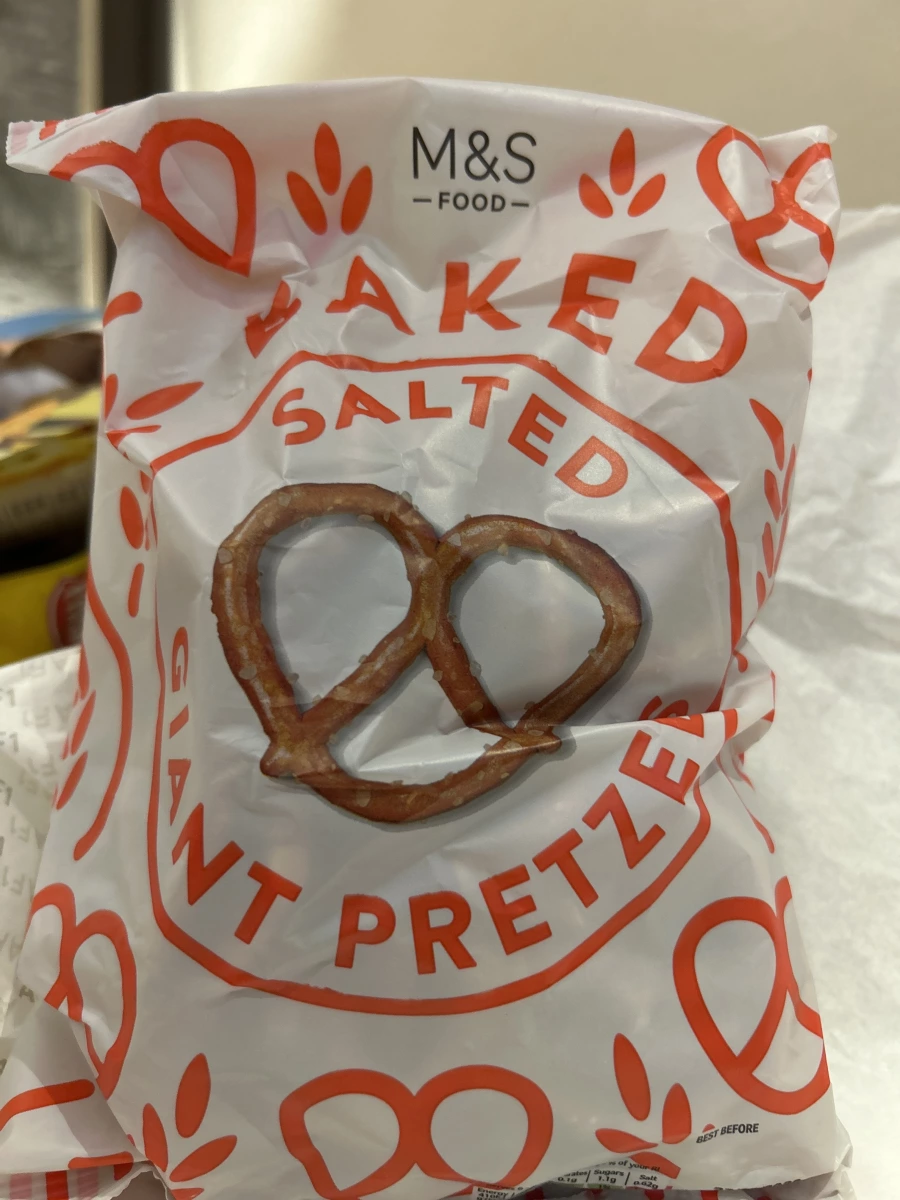 M&S 烘焙鹽味大蝴蝶餅