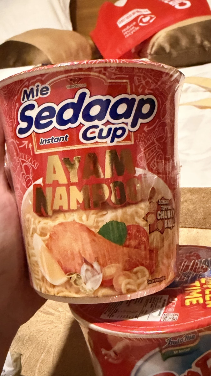 Mie Sedaap Cup Ayam Nampol、Indomie 杯麵