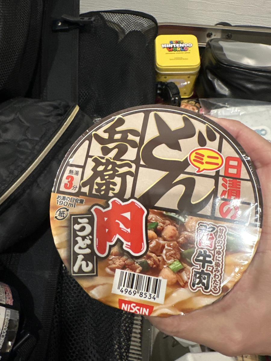 日清 兵衛 肉烏龍麵 迷你杯