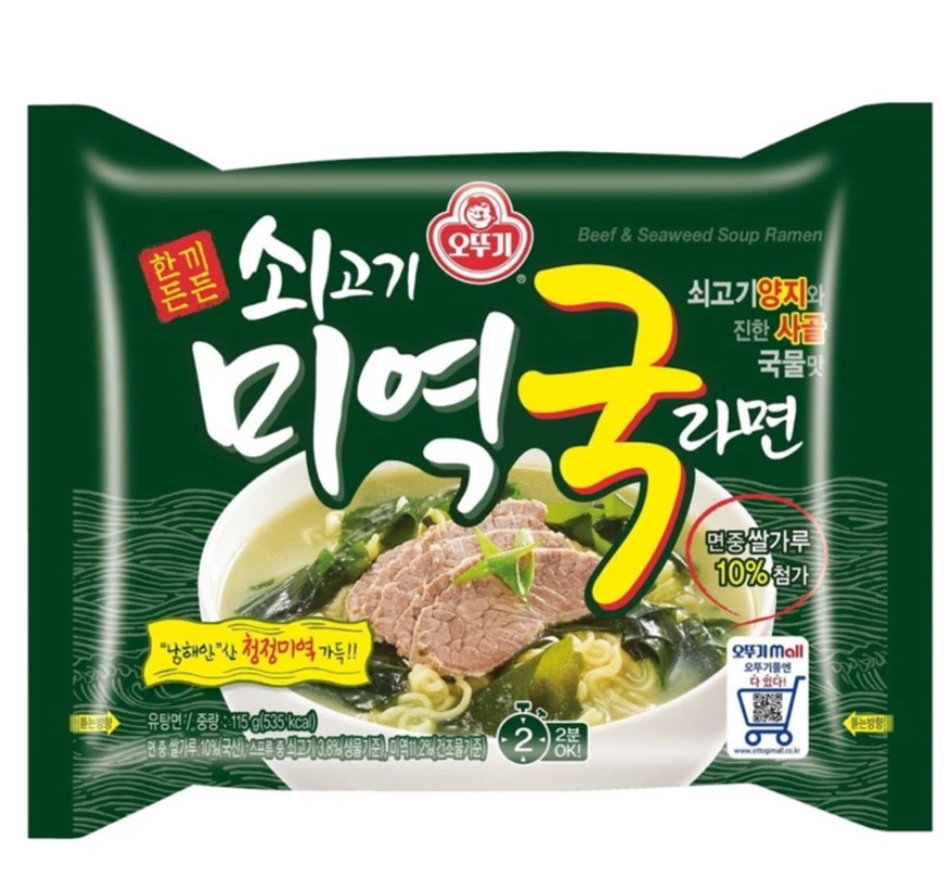 Ottogi 不倒翁 牛肉海帶湯拉麵